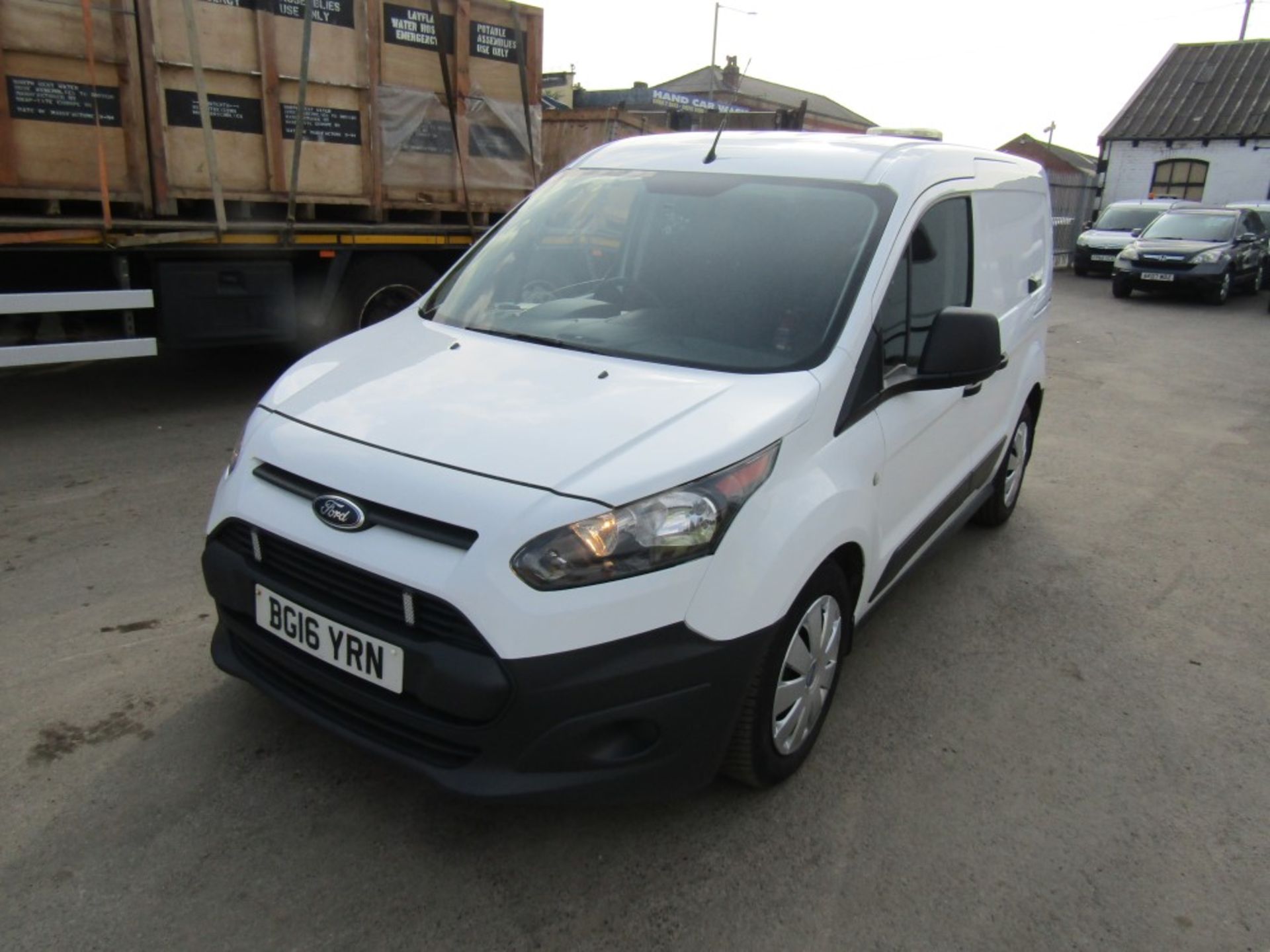 16 reg FORD TRANSIT CONNECT 200 ECONETIC, AIR CON, SECURITY LOCKS, 1ST REG 04/16, 105503M WARRANTED, - Image 2 of 7