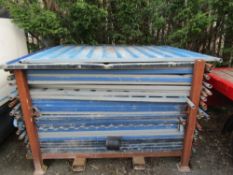 CRATE OF APPROX 26 SOLID FENCING PANELS [+ VAT]