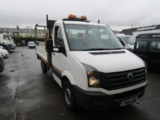 16 reg VW CRAFTER CR35 TDI 136 MWB DROPSIDE, 1ST REG 03/16, TEST 03/23, 181507M WARRANTED, V5 HERE,