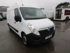 16 reg VAUXHALL MOVANO F3500 L2H2 CDTI, RACKED OUT HALF WORKSHOP & MESSING UNIT,1ST REG 03/16, 70209