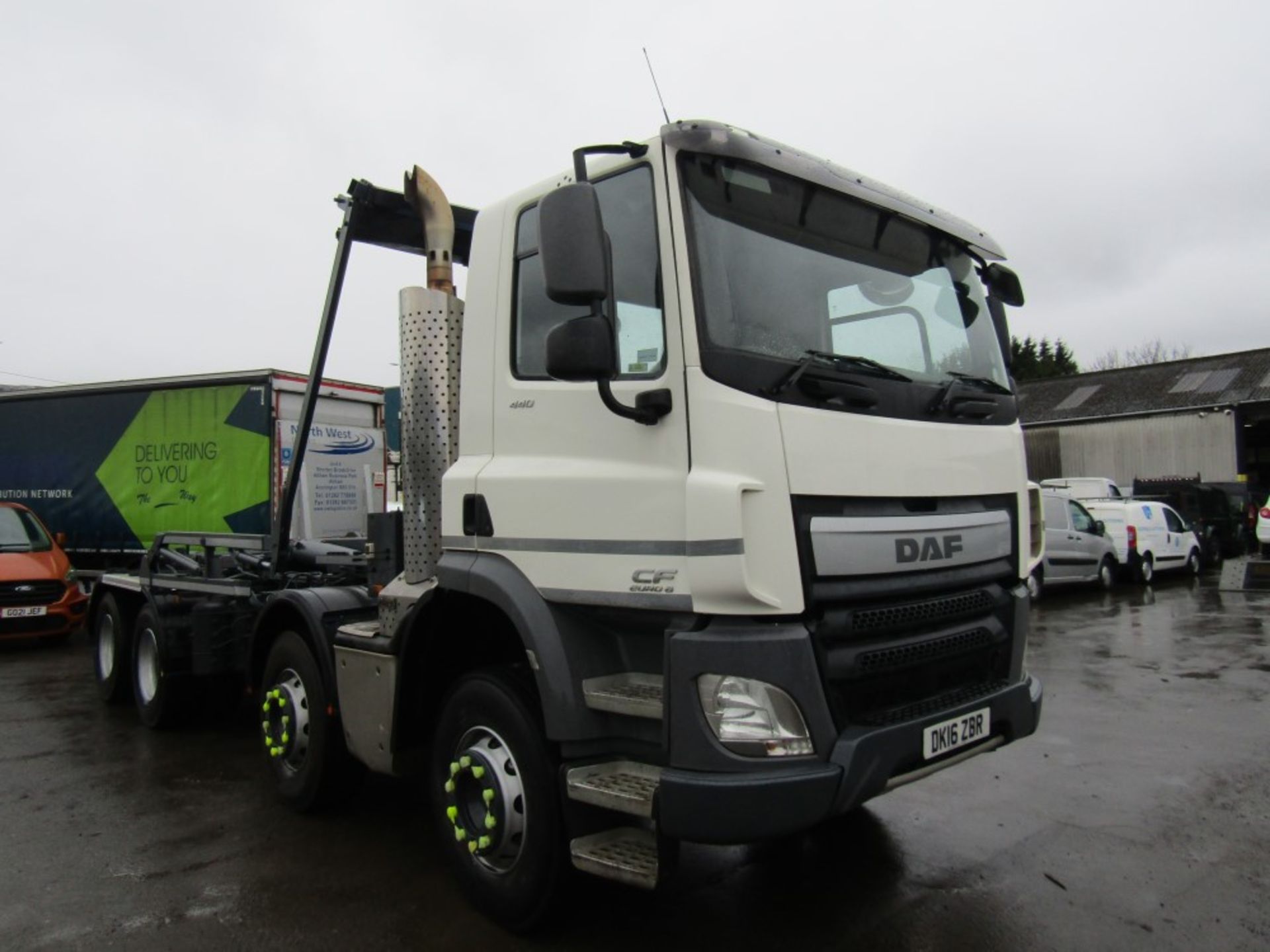 16 reg DAF CF 440 EURO 6 MANUAL 8 X 4 HOOKLIFT, HYVA & EASY SHEET, 1ST REG 08/16, TEST 03/23,