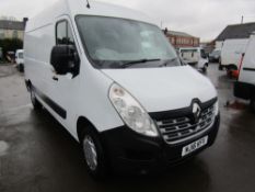 16 reg RENAULT MASTER MM35 BUSINESS ENERGY DCI CHILLER - FRIDGE VAN C/W AIR CON, 2 KEYS, SIDE DOOR