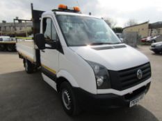 65 reg VW CRAFTER CR35 TDI 136 MWB DROPSIDE, 1ST REG 10/15, TEST 08/22, 132365M, V5 HERE, 1 OWNER