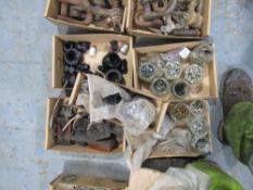 5 BOXES PLASTIC FITTING LIGHTS, NUTS & BOLTS [NO VAT]