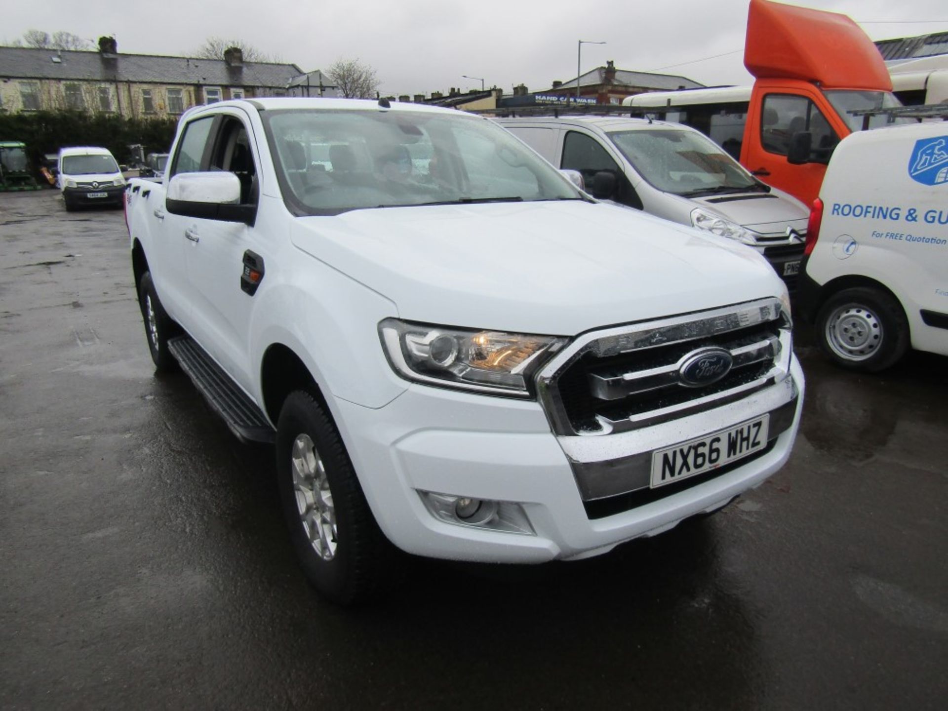 66 reg FORD RANGER XLT 4 X 4 DOUBLE CAB, AIR CON, CRUISE CON, STOP START, SPARE KEY, 1ST REG 09/16