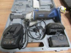 BLUEPOINT CORDLESS BATTERY POWERED GRINDER C/W 2 BATTERIES & CHARGER [NO VAT]