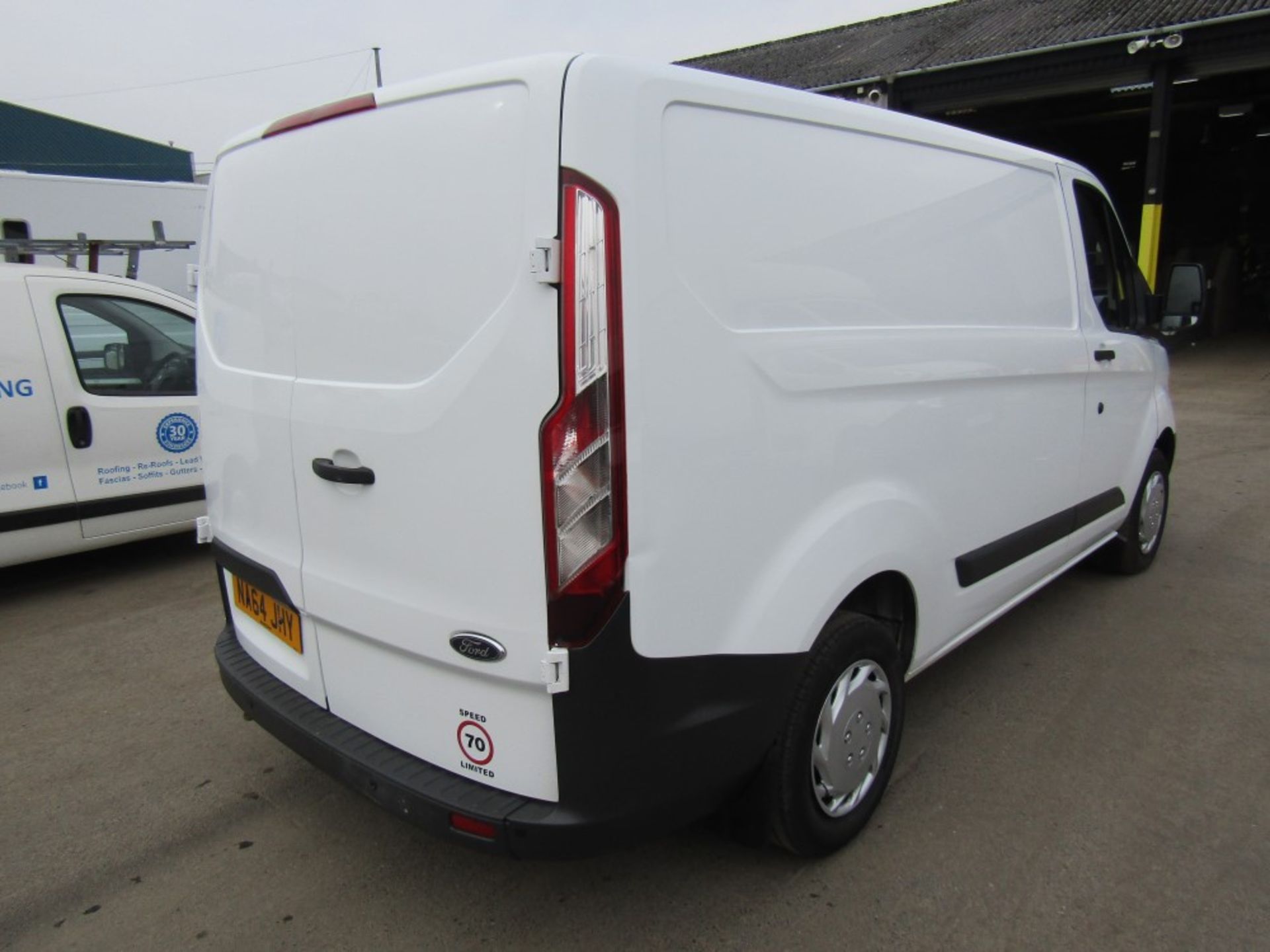 64 reg FORD TRANSIT CUSTOM 290 ECO-TECH, 1ST REG 10/14, TEST 10/22, 160414M WARRANTED, V5 HERE, 1 - Image 4 of 7