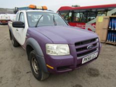 56 reg FORD RANGER S/C 4WD PICKUP (DIRECT COUNCIL) 1ST REG 10/06, 66288M, V5 HERE, 1 OWNER FROM