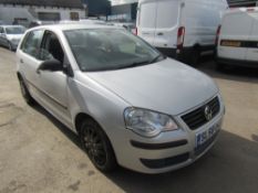 58 reg VW POLO E 60, 1ST REG 10/08, TEST 09/22, 92979M, V5 HERE, 6 FORMER KEEPERS [NO VAT]