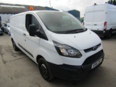 16 reg FORD TRANSIT CUSTOM 290 ECO-TECH (SLIGHT WOBBLE ON STEERING) 1ST REG 04/16, TEST 10/22,