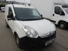 63 reg VAUXHALL COMBO 2300 L1H1 CDTI (DIRECT UNITED UTILITIES WATER) 1ST REG 12/13, TEST 12/22,