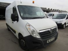 60 reg VAUXHALL MOVANO F3500 L2H2 CDTI 100 (DIRECT UNITED UTILITIES WATER) 1ST REG 10/10, TEST 07/