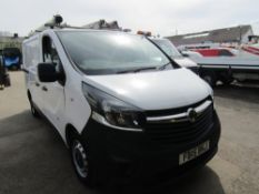 15 reg VAUXHALL VIVARO 2900 CDTI ECOFLEX, ROOF RACK WITH LADDERS, RACKING IN REAR, TWIN SIDE