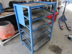 STEEL SHELF UNIT [NO VAT]