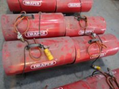 4 X DRAPER HEATERS (DIRECT UNITED UTILITIES WATER) [+ VAT]