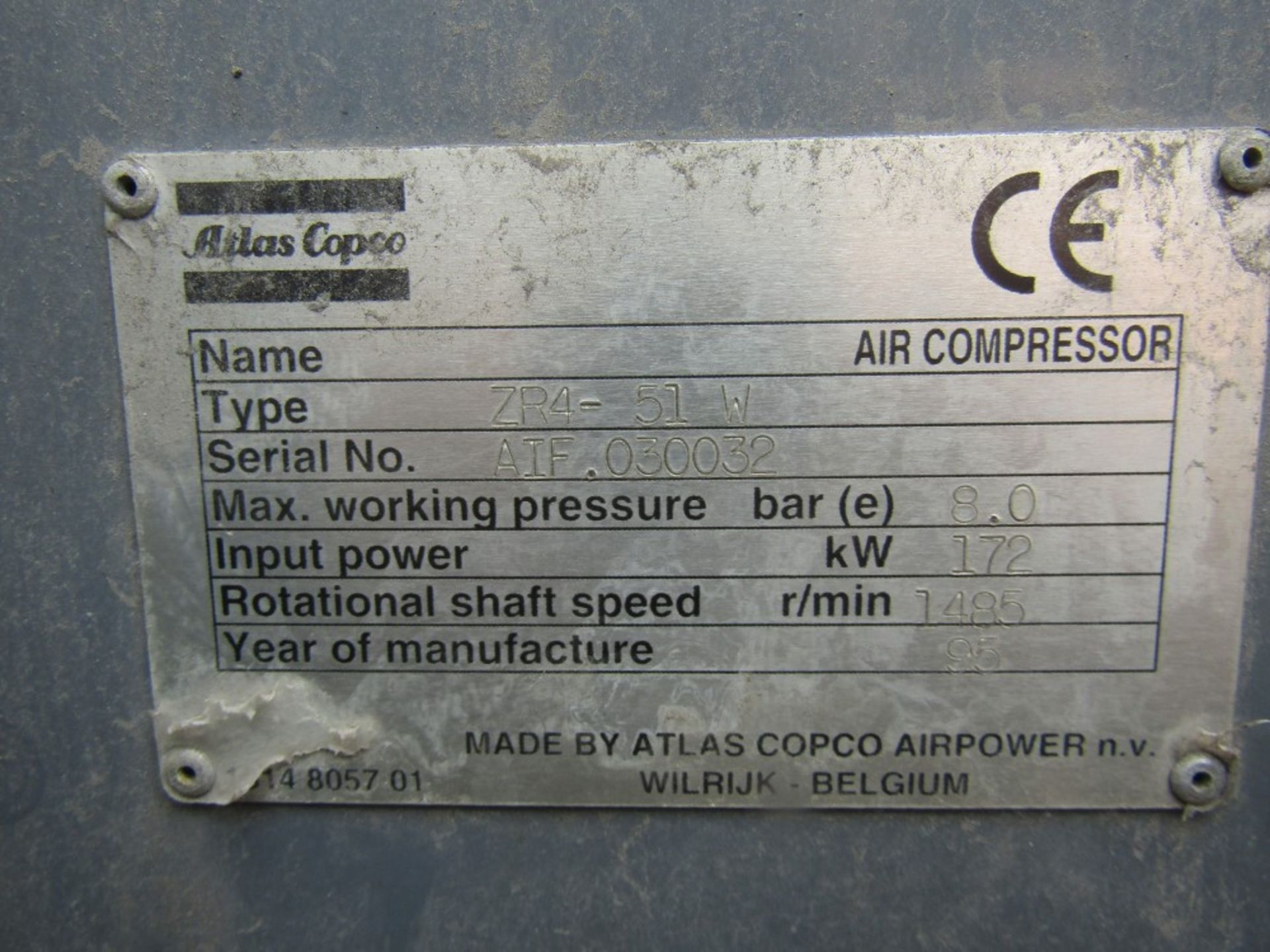 ATLAS COPCO ZR4-51W AIR COMPRESSOR [+ VAT] - Image 7 of 7