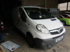 13 reg VAUXHALL VIVARO 2900 CDTI ECOFLEX SWB (NON RUNNER) (DIRECT UNITED UTILITIES WATER) 1ST REG