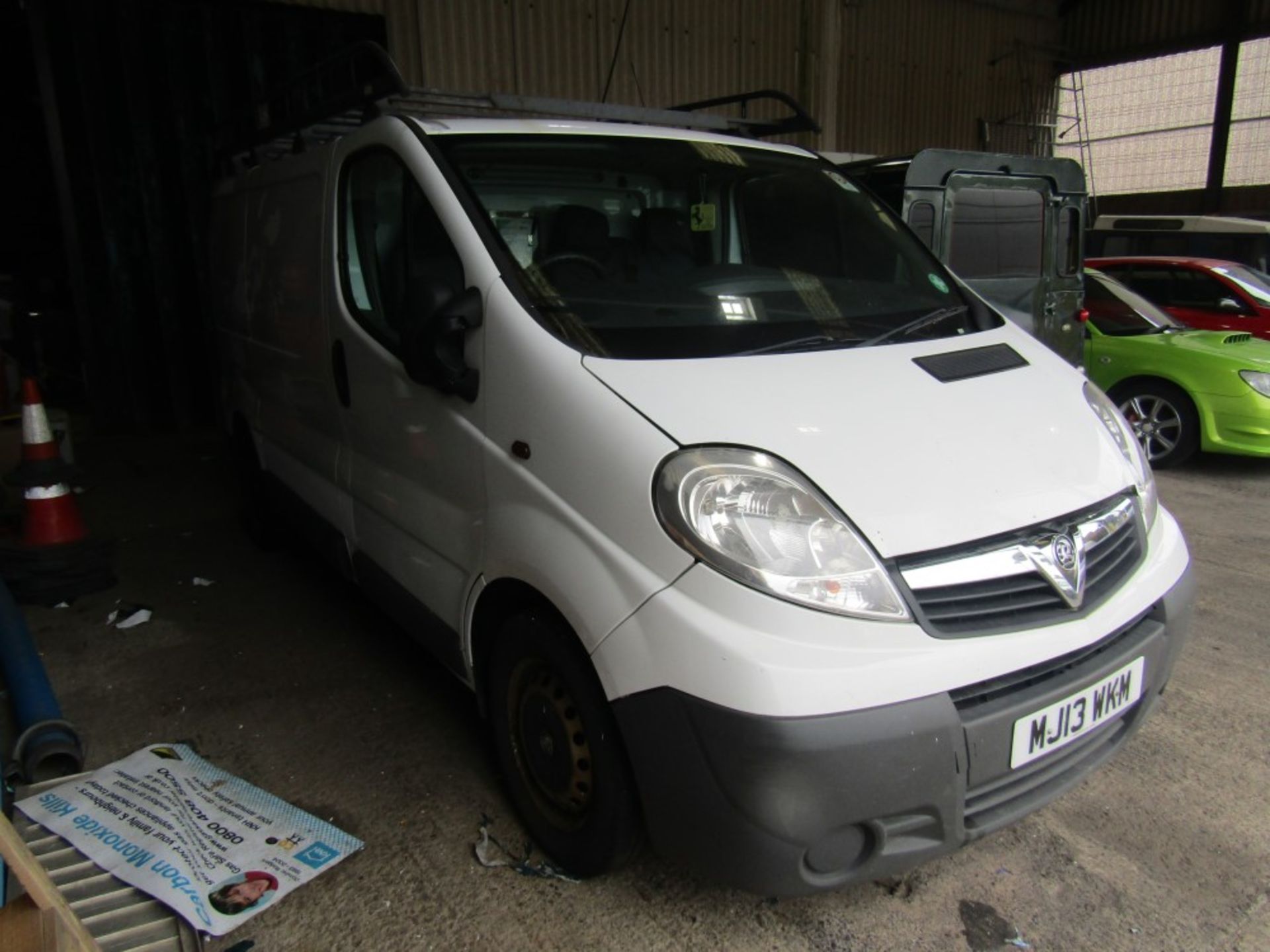 13 reg VAUXHALL VIVARO 2900 CDTI ECOFLEX SWB (NON RUNNER) (DIRECT UNITED UTILITIES WATER) 1ST REG