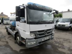 61 reg MERCEDES ATEGO 1022 WATER TANKER (DIRECT UNITED UTILITIES WATER) 1ST REG 09/11, 213525KM,