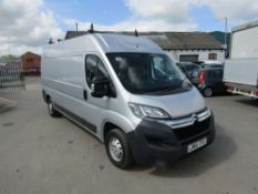 65 reg CITROEN RELAY 35 L3H2 ENTERPRISE HDI, 1ST REG 01/16, 124366M WARRANTED, V5 HERE, 1 FORMER