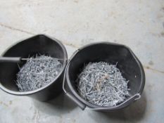 2 X BUCKETS OF NAILS [+ VAT]