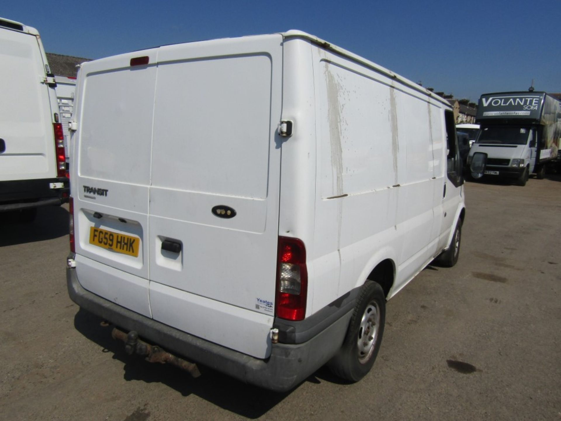 59 reg FORD TRANSIT 85 T260M FWD, 1ST REG 11/09, TEST 12/22, 162693M V5 HERE, 7 FORMER KEEPERS [NO - Image 4 of 7