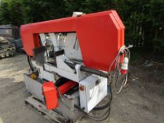 METAL CUTTING CONTINUOUS BLADE BANDSAW C/W SPARE BLADES [+ VAT]