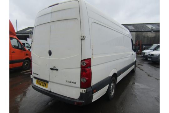 12 reg VW CRAFTER CR35 TDI 109 LWB, 1ST REG 04/12, TEST 11/22, 166405M, V5 HERE, 1 FORMER - Image 4 of 7