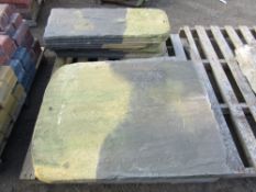 PALLET OF STONE ROOFING TILES [NO VAT]