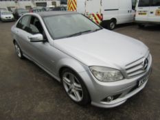 10 reg MERCEDES C220 CDI SPORT, 1ST REG 04/10, TEST 04/23, 148273M NOT WARRANTED, V5 HERE, 4