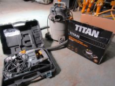 TITAN SDS DRILL, WALLPAPER STRIPPER & VAC [+ VAT]