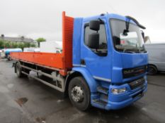 11 reg DAF FA LF55.250 FLAT WAGON, 1ST REG 08/11, TEST 07/22, 581896KM WARRANTED, V5 HERE, 1