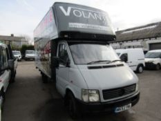 52 reg VW LT35 DIESEL LUTON BOX VAN, 1ST REG 10/02, TEST 02/23, 276677M, V5 HERE, 2 FORMER