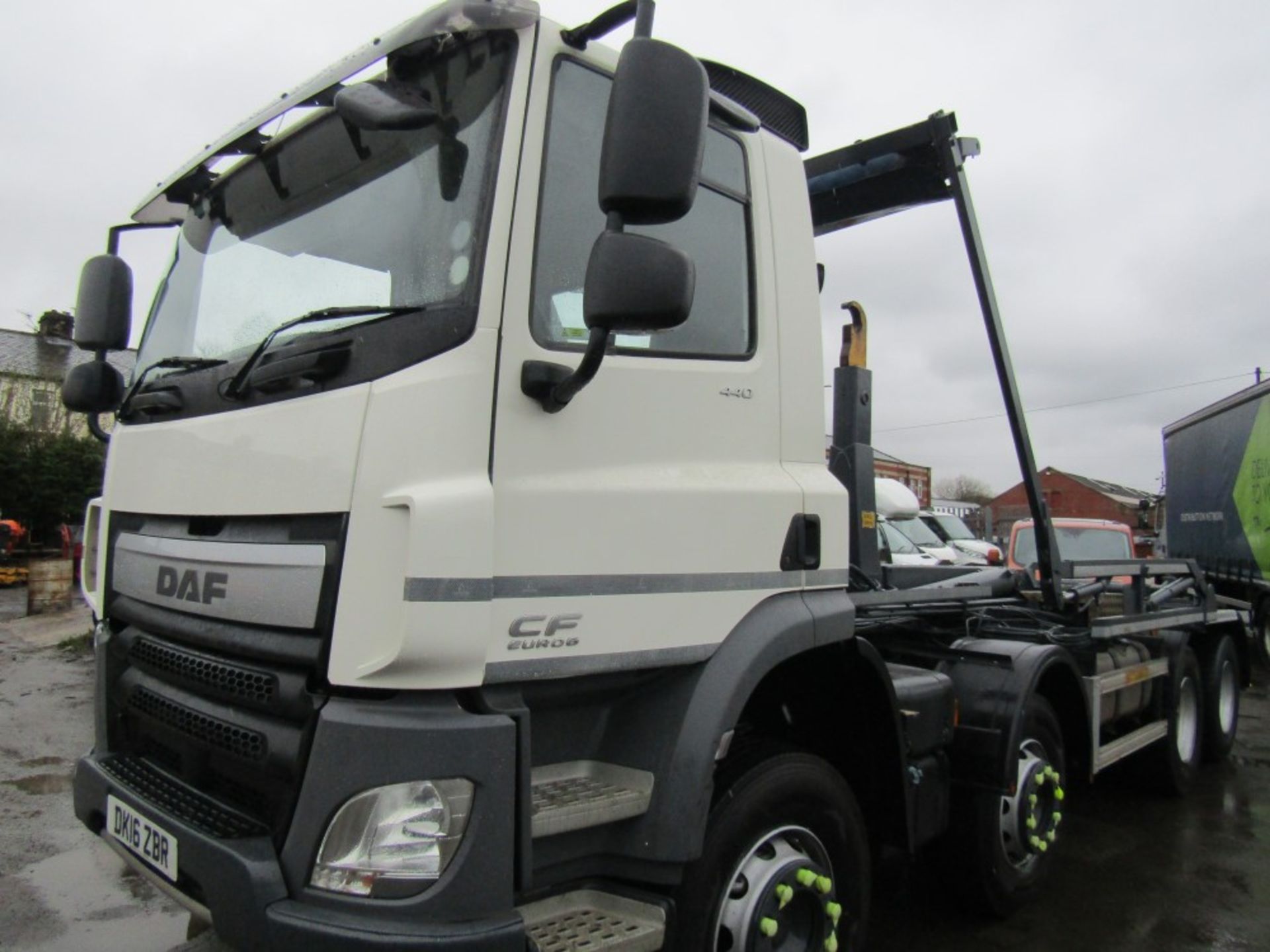 16 reg DAF CF 440 EURO 6 MANUAL 8 X 4 HOOKLIFT, HYVA & EASY SHEET, 1ST REG 08/16, TEST 03/23, - Image 2 of 7