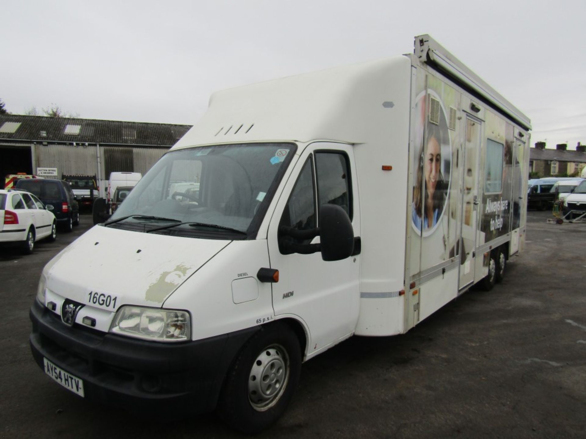 54 reg PEUGEOT BOXER 350 LX MWB HDI MOBILE OFFICE (DIRECT UNITED UTILITIES WATER ) 1ST REG 02/05, - Image 2 of 8