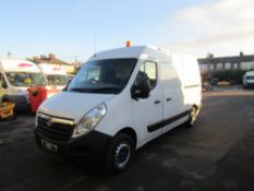 12 reg VAUXHALL MOVANO F3500 L2H2 CDTI 100 JETTING UNIT, 1ST REG 06/12, 73976M, V5 HERE, 1 FORMER