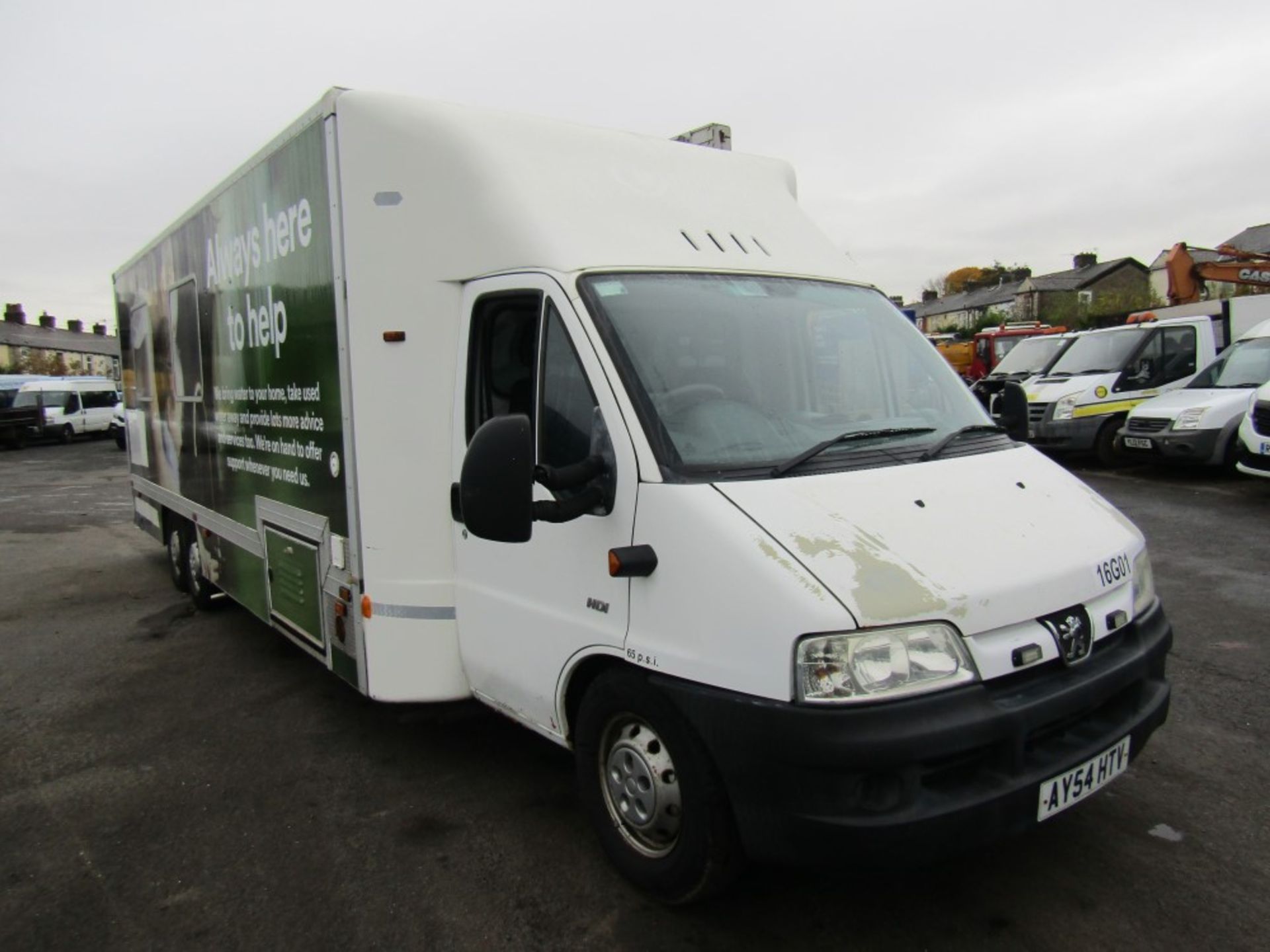 54 reg PEUGEOT BOXER 350 LX MWB HDI MOBILE OFFICE (DIRECT UNITED UTILITIES WATER ) 1ST REG 02/05,