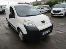 63 reg PEUGEOT BIPPER S HDI (ON VCAR) 1ST REG 09/13, TEST 09/22, 81409M NOT WARRANTED, V5 HERE, 4