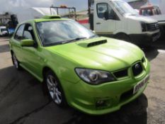 06 reg SUBARU IMPREZA WRX, 1ST REG 05/06, 54332M NOT WARRANTED, V5 HERE, 1 FORMER KEEPER [NO VAT]