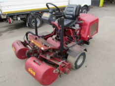 SISIS GREENSTAR TRIPLE DIESEL RIDE ON LAWM MOWER [NO VAT]