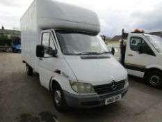 51 reg MERCEDES SPRINTER 311 CDI LWB BOX VAN, 1ST REG 01/02, TEST 01/23, 191466M, V5 HERE, 4