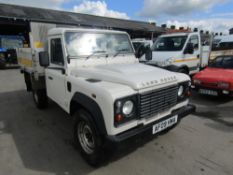 09 reg LAND ROVER DEFENDER 110 HIGH CAPACITY 2.4 TDCI PUMA 6 SPEED TIPPER (ON VCAR) 1ST REG 06/09,