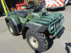 KAWASAKI 400 KLF QUAD, 1877 HOURS NOT WARRANTED [NO VAT]