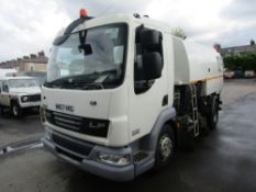 07 reg DAF FA LF45.180 JOHNSON SWEEPER, 1ST REG 07/07, TEST 05/23, 156146KM, V5 HERE [+ VAT]