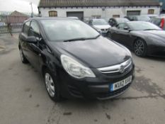 12 reg VAUXHALL CORSA EXCLUSIV DIESEL (RUNS BUT SMOKING BAD) 1ST REG 04/12, TEST 10/22, 128500M,