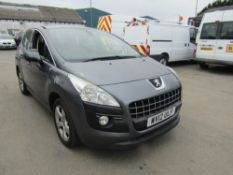 12 reg PEUGEOT 3008 SPORT HDI, 1ST REG 03/12, TEST 03/23, 113007M, V5 HERE, 4 FORMER KEEPERS [NO