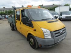 59 reg FORD TRANSIT 115 T350L D/C RWD TIPPER (DIRECT COUNCIL) 1ST REG 10/09, TEST 10/22, 88905M,