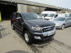 17 reg FORD RANGER LIMITED TDCI DOUBLE CAB PICKUP, 1ST REG 03/17, 82956M WARRANTED, V5 HERE, 2