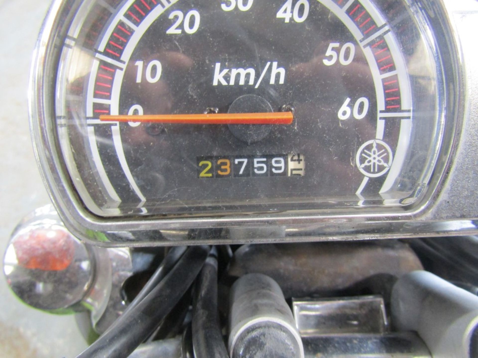 57 reg YAMAHA GIGEL 50CC SCOOTER, MANUFACTURED 2008, 1ST REG UK 12/20, 23759KM NOT WARRANTED, V5 - Image 3 of 3