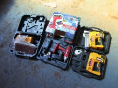 2 X NAILER, IMPACT WRENCH, BELT SANDER (SCRAP) [+ VAT]